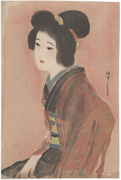 Woman in Brown Kimono (untitled)